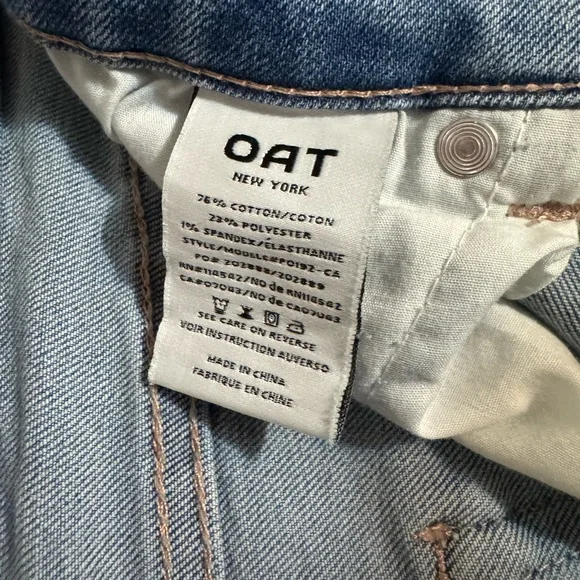 OAT New York Blue Denim Cuffed Jeans - Picture 5 of 5
